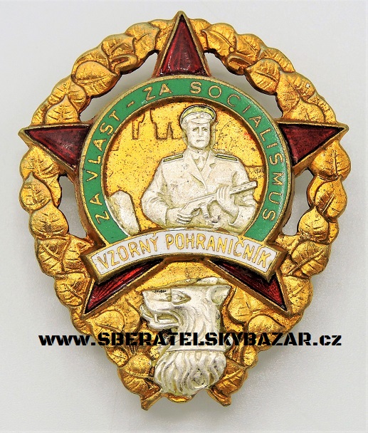 Odznak Vzorný pohraničník - první typ