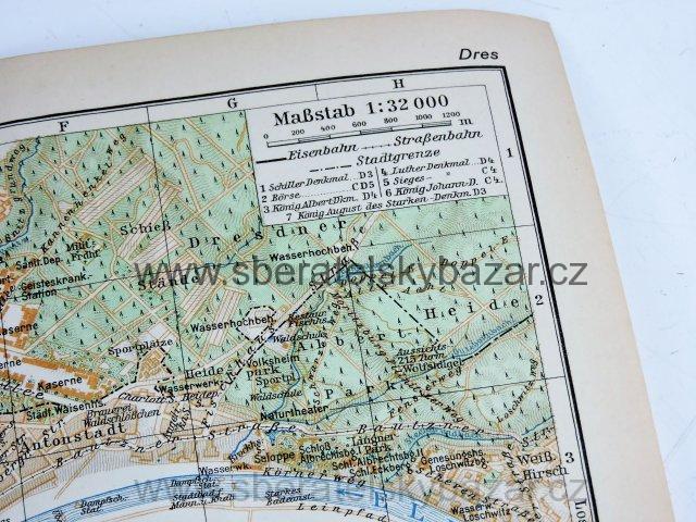 Mapa Erfurt 1 : 25 000