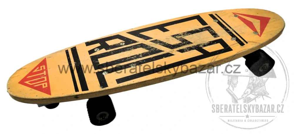 Československo, skateboard ESA ROL / STOP – 70.–80. léta
