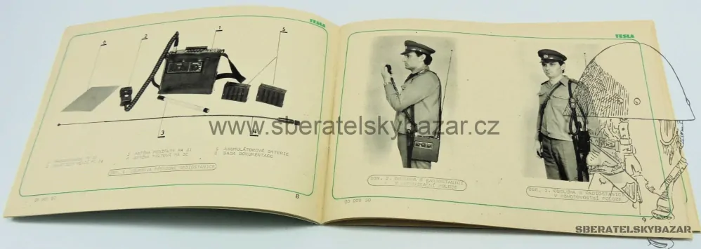 Originál Návod radiostanice PS PZ 31 - SNB 