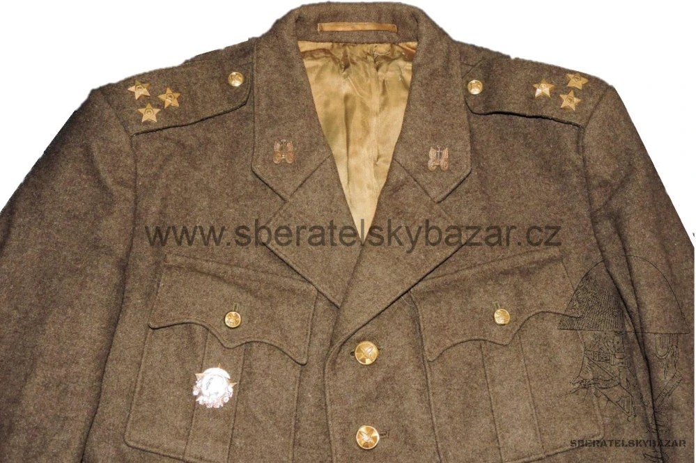 Cvičební blůza kopřivák dustojník 50/60 léta 