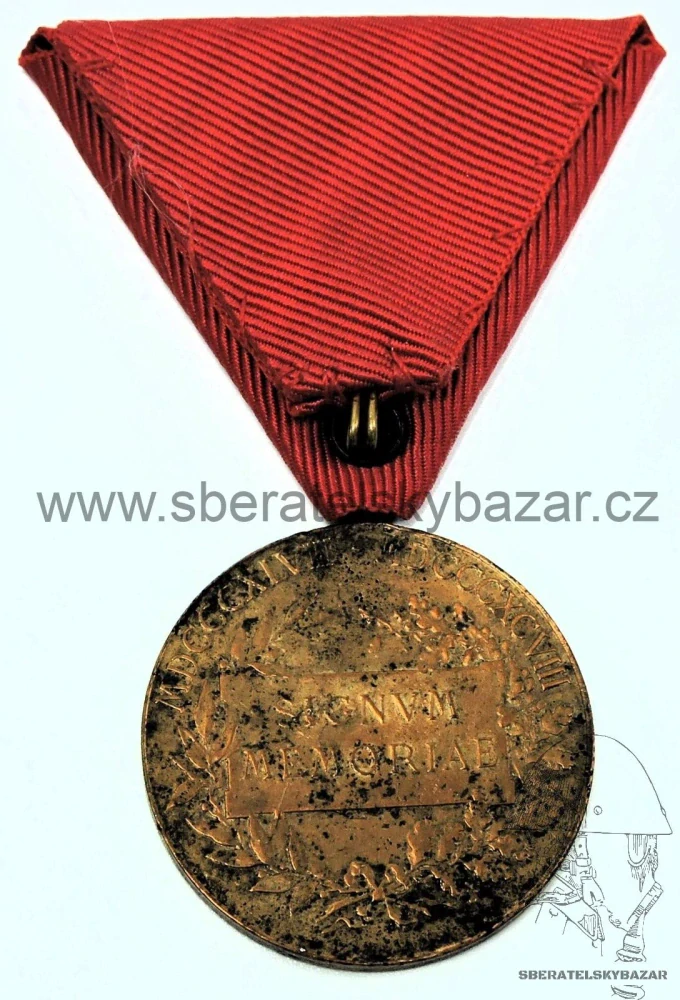 Jubilejní medaile 1898 k příležitosti 50 let panování Františka Josefa 