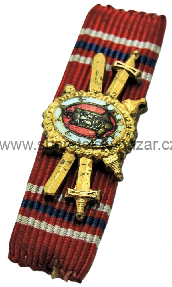 Stužka diplomový odznak krále Karla IV 