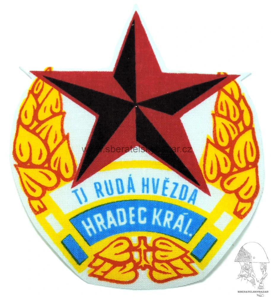 Nášivka Tj. Rudá hvězda Hradec králové