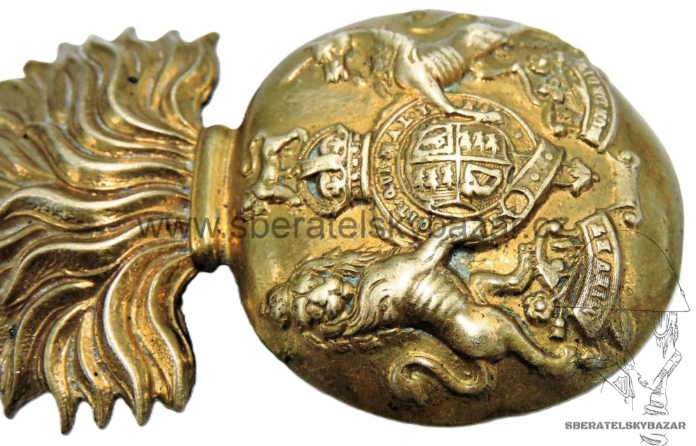 Royal Scots Fusiliers – glengarry cap badge – WW1