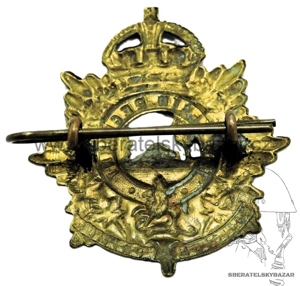Čepicový odznak The Elgin Regiment – Kanada – WWII 