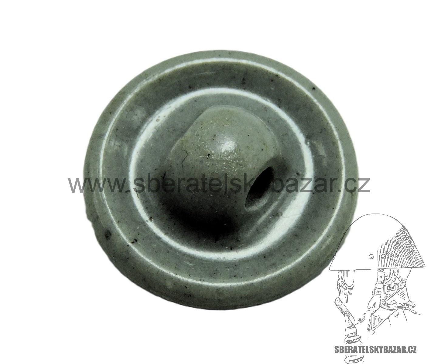 Knoflík malý "šedý mor" 