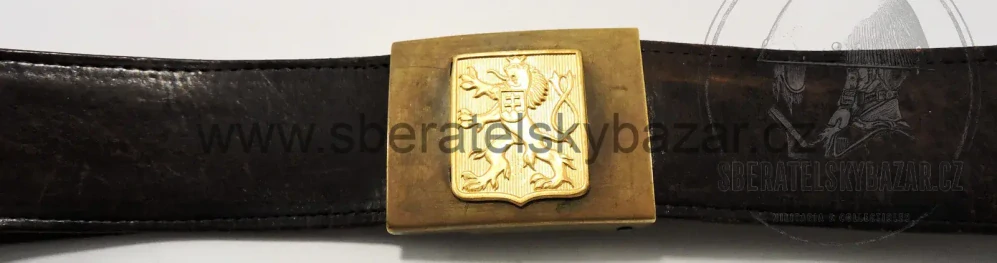 Opasek s vycházkovou přezkou mužstva