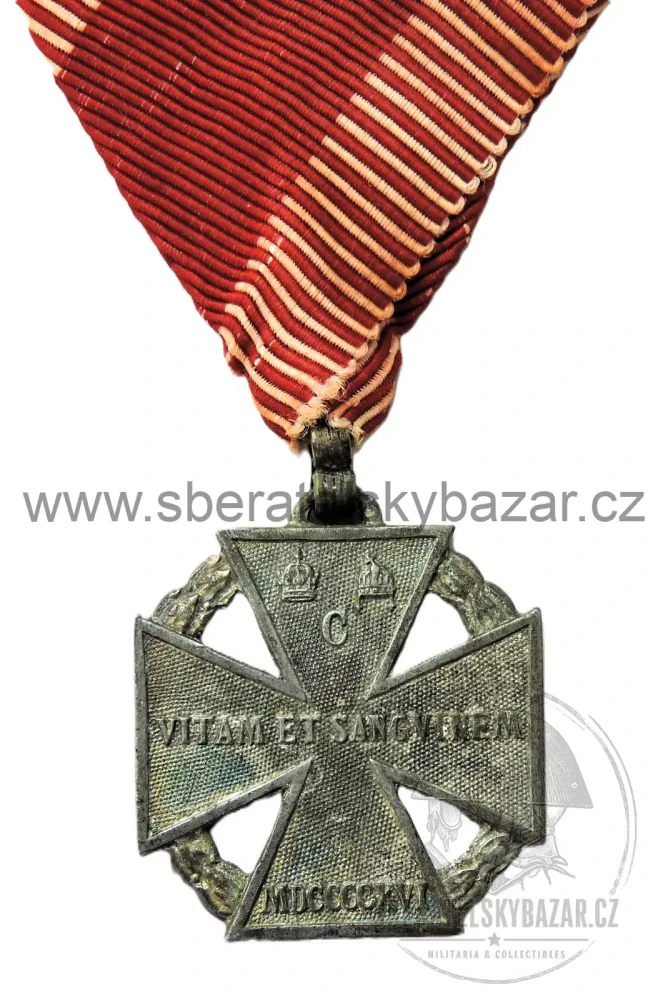 RU Karl-Truppenkreuz 1916–1918 – značený F.A., původní válečná stuha