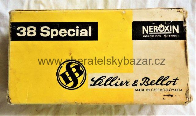 Krabička od nábojů 38 special Czechoslovakia