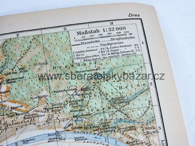 Mapa Dresden 1 : 32 000