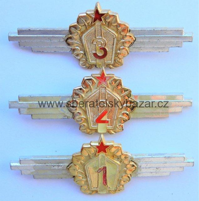 Odznak třídní specialista - Sada 1,2,3 třída poškozený