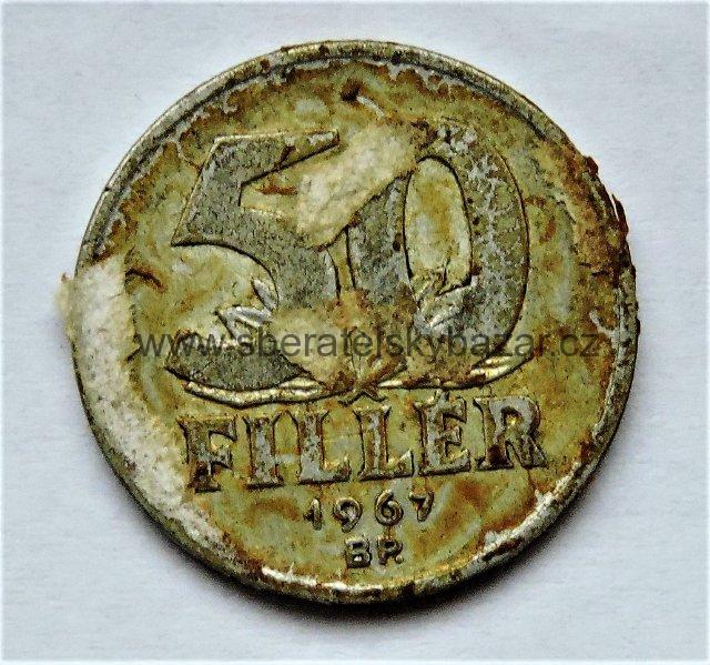 Maďarsko - 50 filler 1967