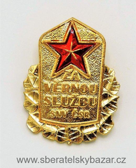 Odznak Za věrnou šlužbu SNV ČSR 