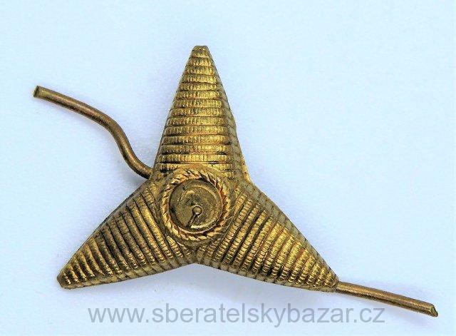 Hodnostní hvězdička velká RČS trojcipá - 17mm