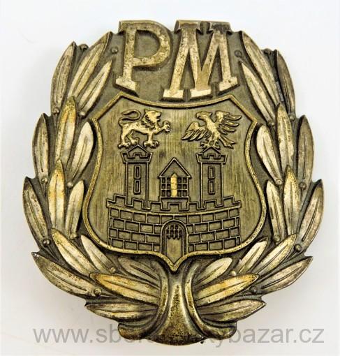  Velký policejní odznak Polsko - Częstochowa