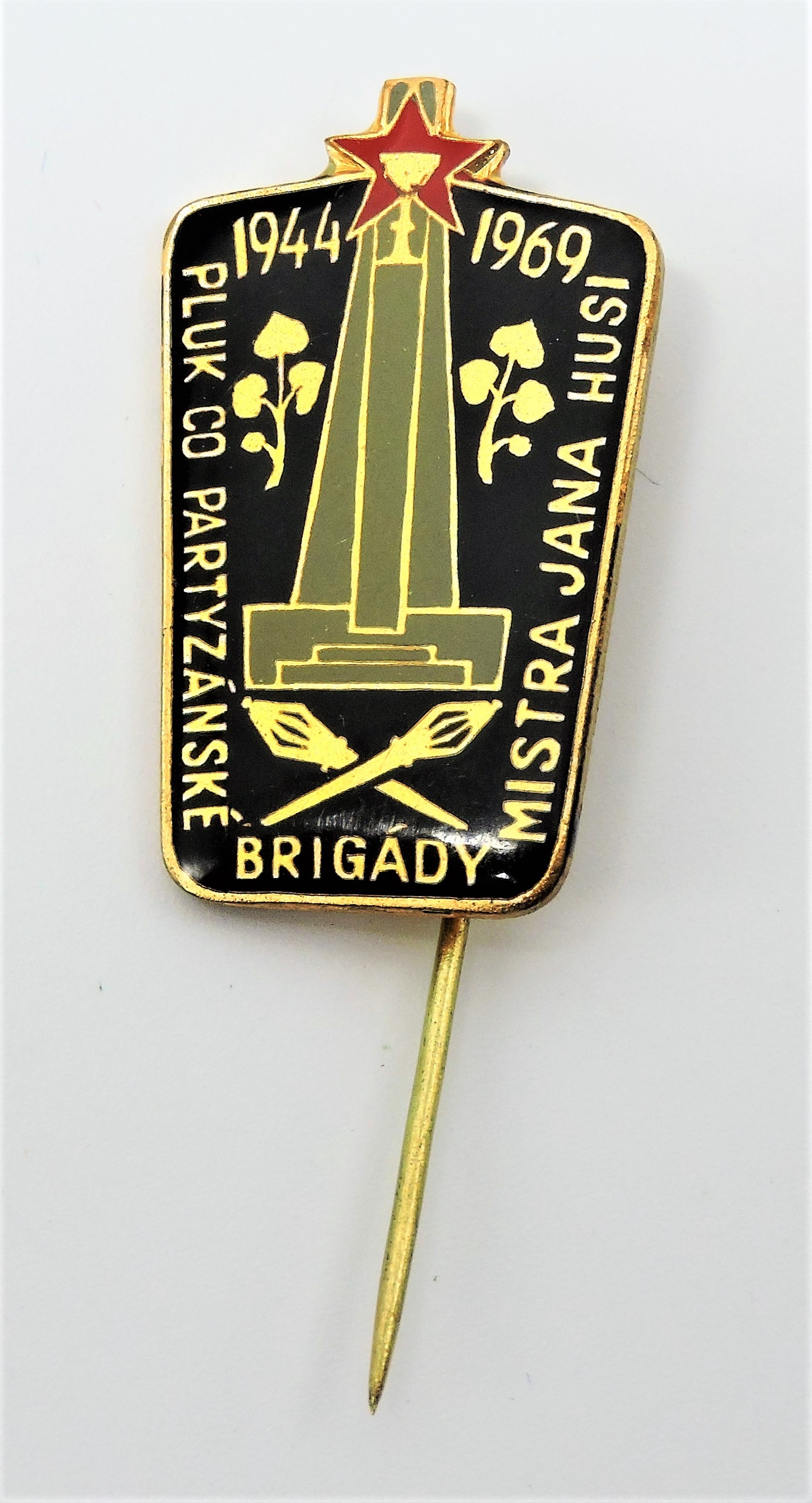 Odznak pluk Paritzánské brigády mistra Jana Husi