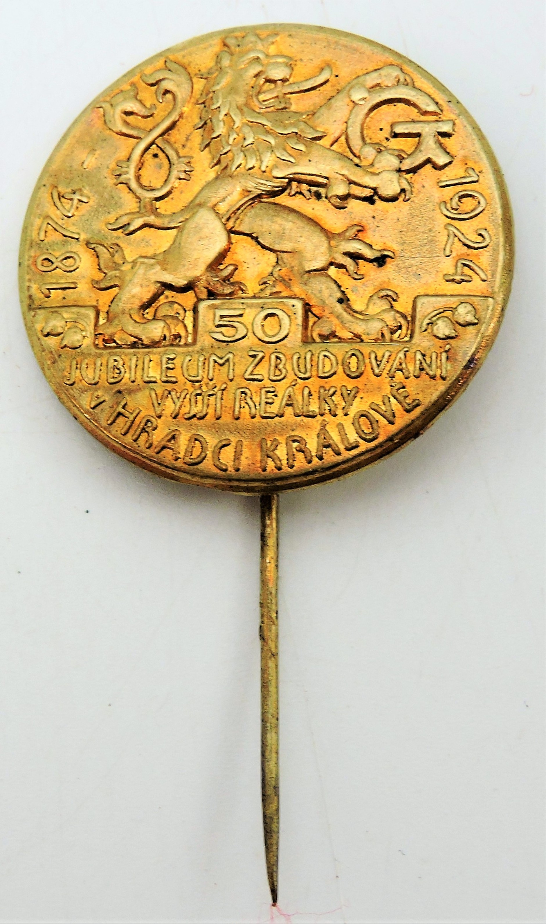 Jubileum zbudování vyšší reálky v Hradci Králové 1924
