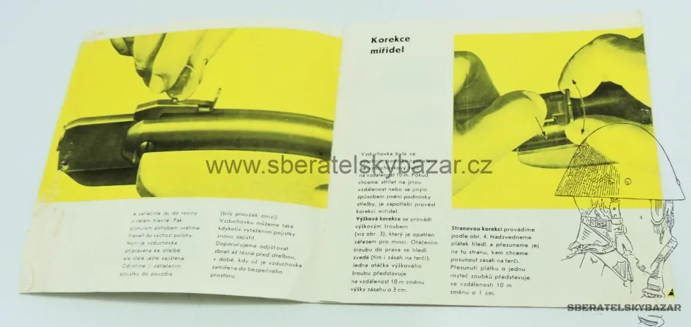 Originál Návod vzduchovka 630 / 631 