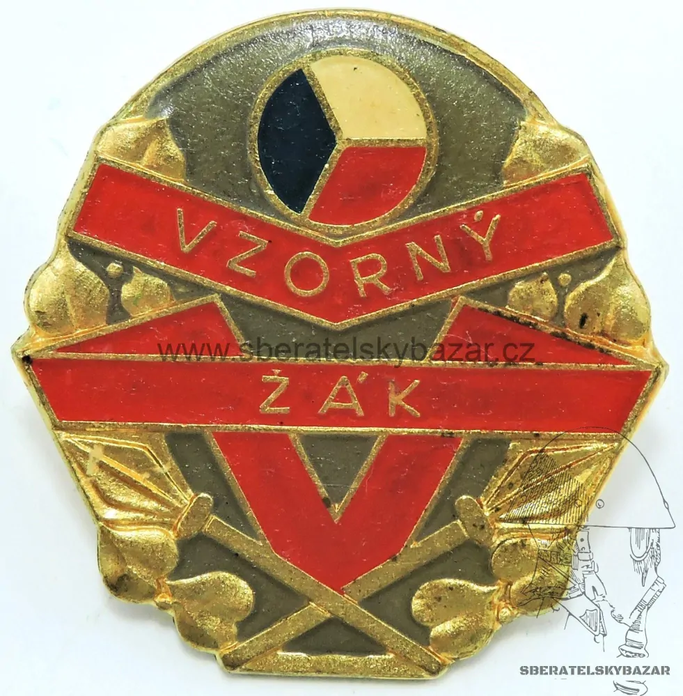 	 Odznak Vzorný ŽAK -ČSLA - Těžká verze - MK - Krupička 