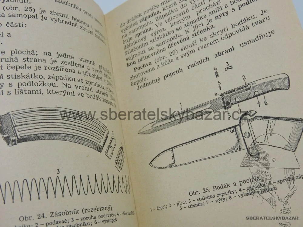 Předpis - Výcvik ve střelbě ze Samopalu vz.58