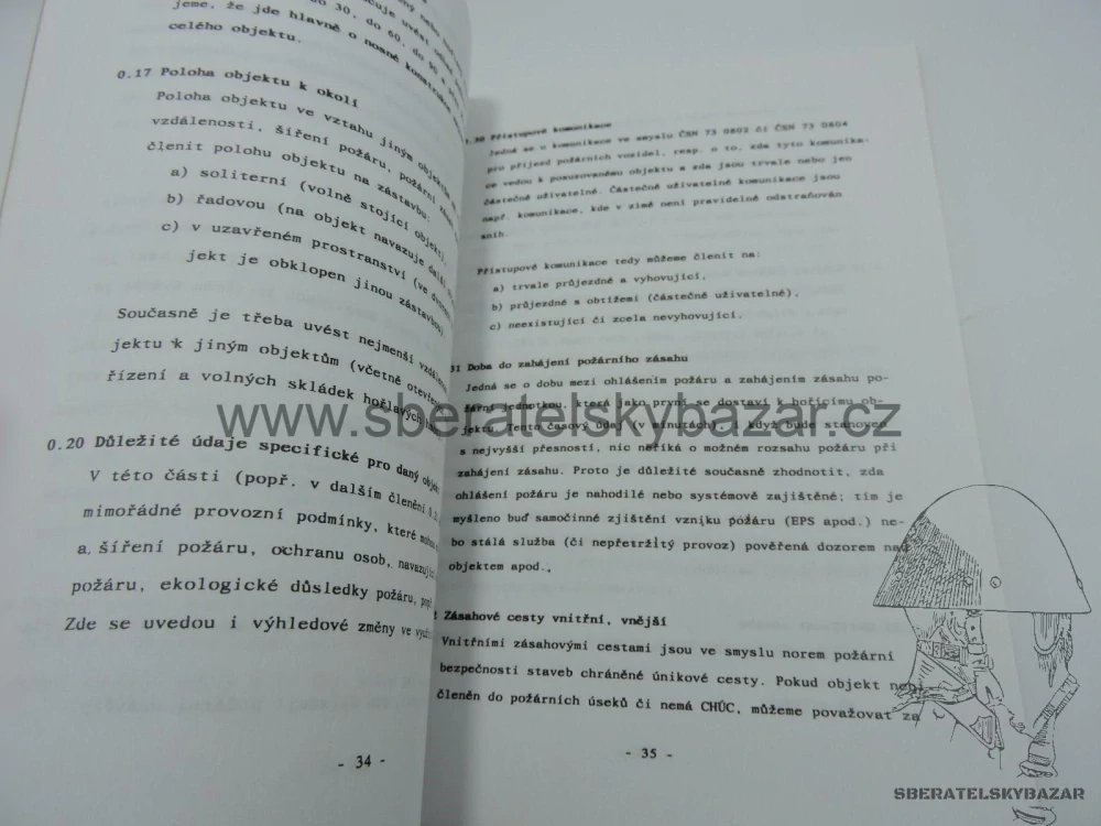 Předpis posuzovaní objektů a činností se zvýšeným požárním nebezpečím 