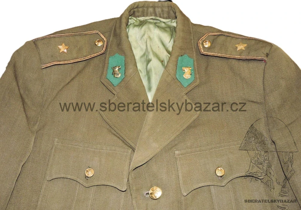 Uniforma Pohraniční stráž dustojník 60. léta 