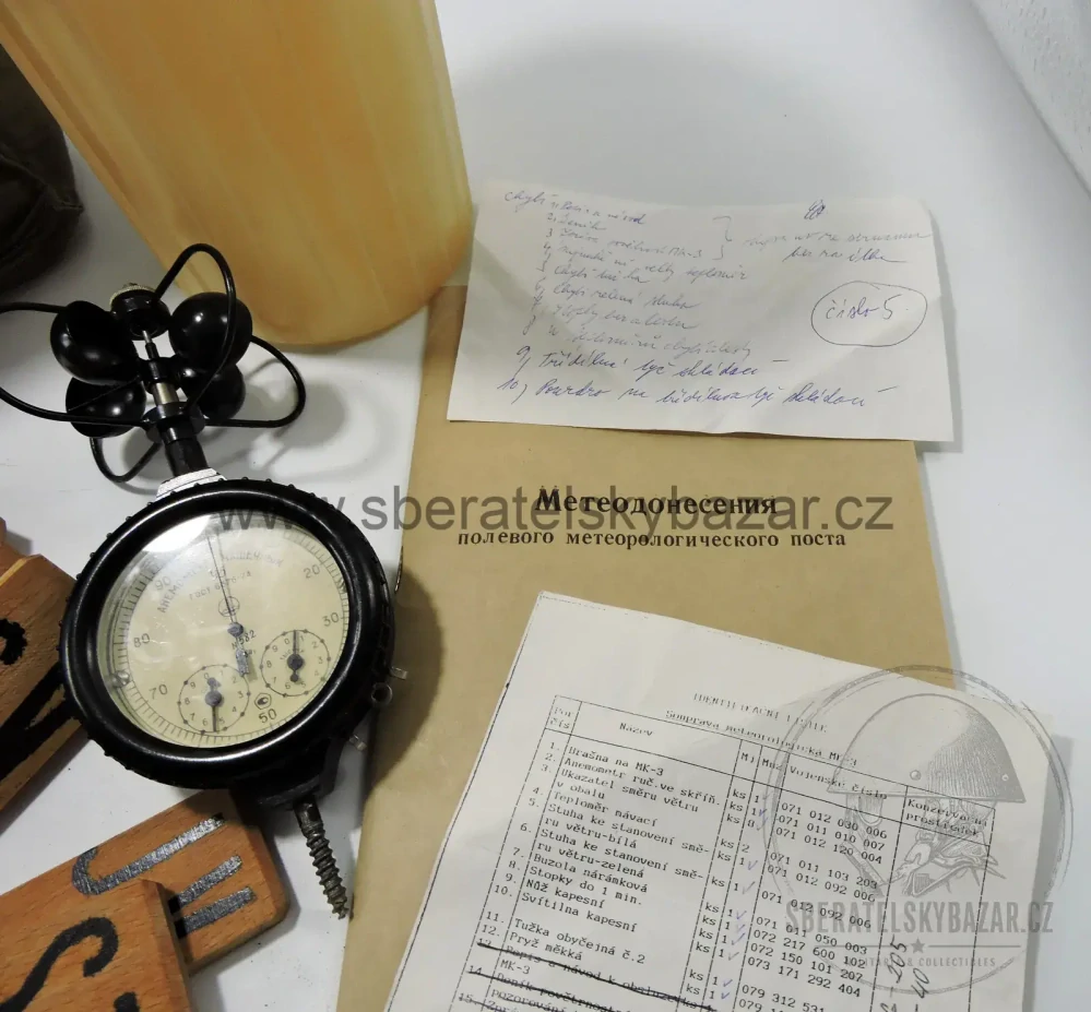 Polní meteorologická souprava MK-3 pro průzkumníky – anemometr