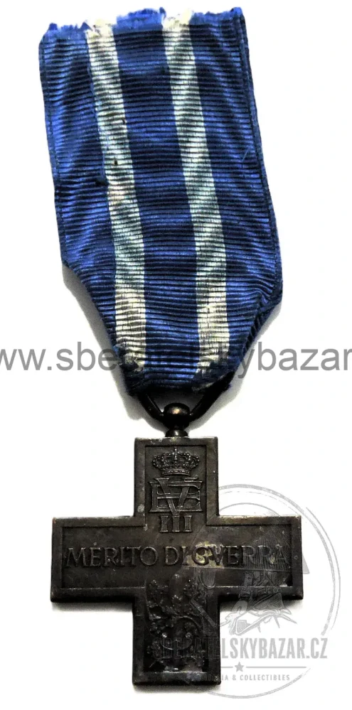 Itálie WWI – Croce al Merito di Guerra – Válečný záslužný kříž Vittori 