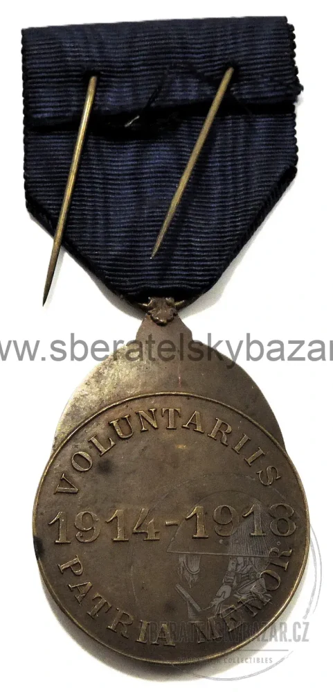 Belgie – Medaile dobrovolného bojovníka 1914–1918 – WWI 