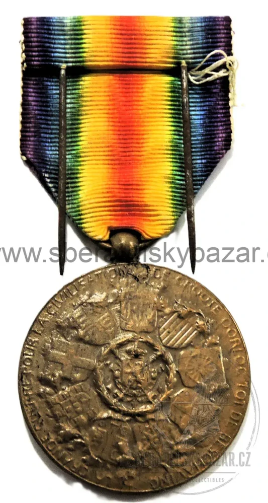 Belgie – Vítězná medaile 1914–1918 – Interallied Victory Medal – WWI