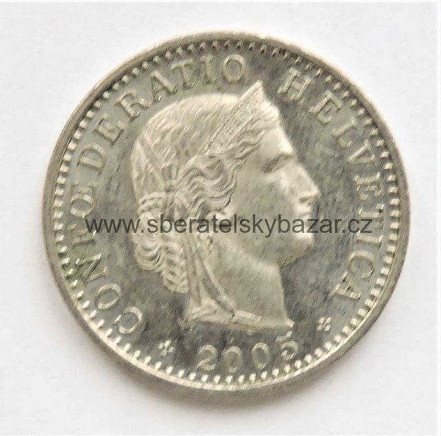 Švýcarsko - 20 rappen 2005