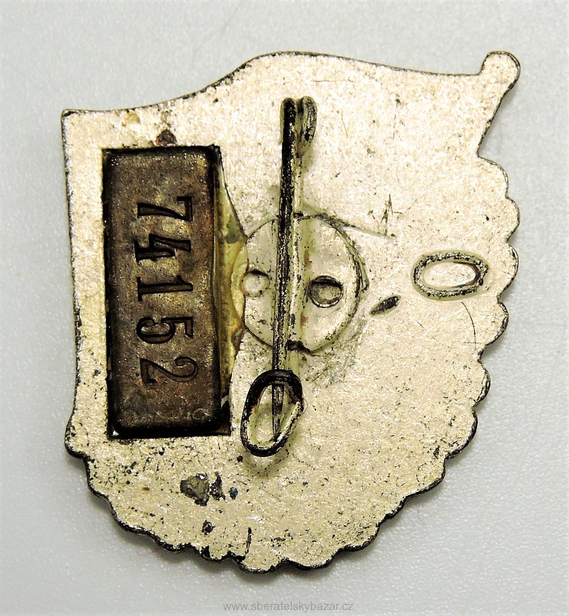 Odznak FDJ 1955 - číslovaný 