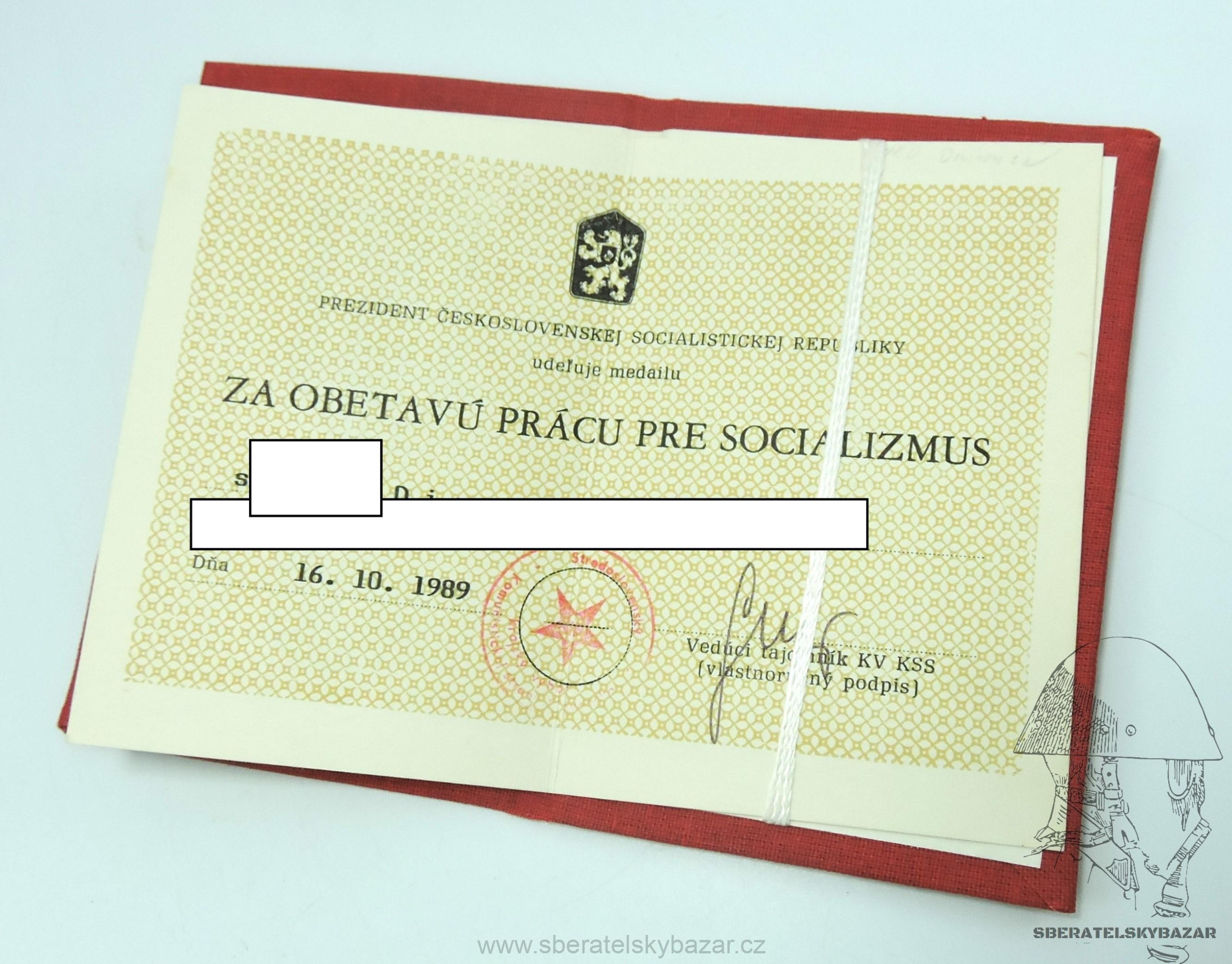 Dekret za obetavú prácu pre socializmus
