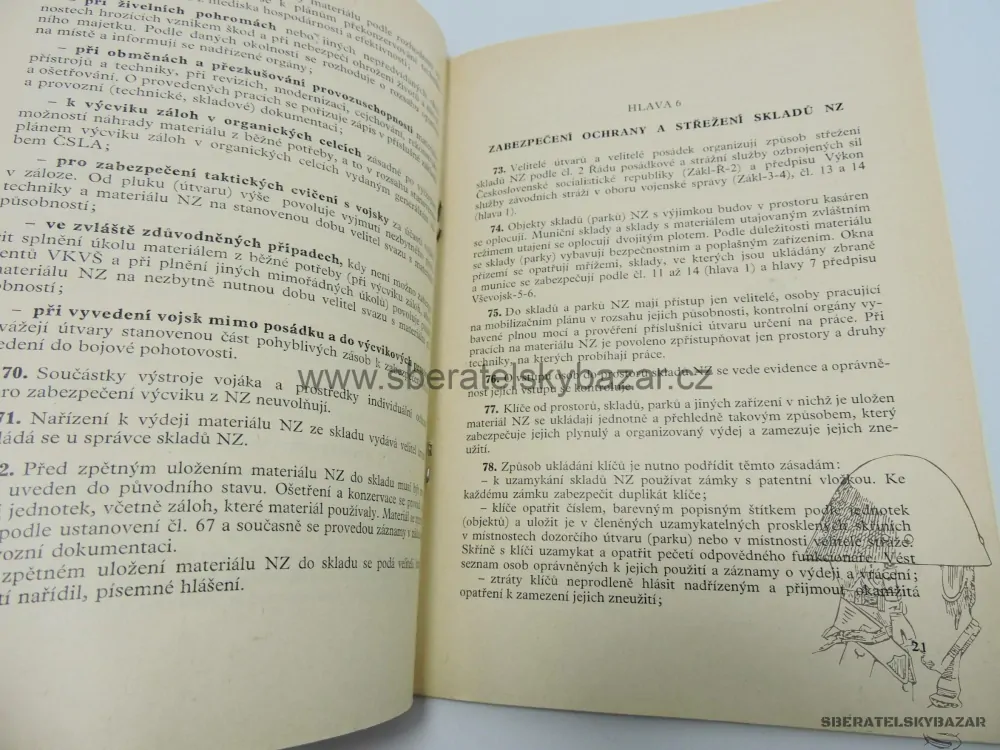 Originál Ukládání materiálu nedotknutelných zásob 