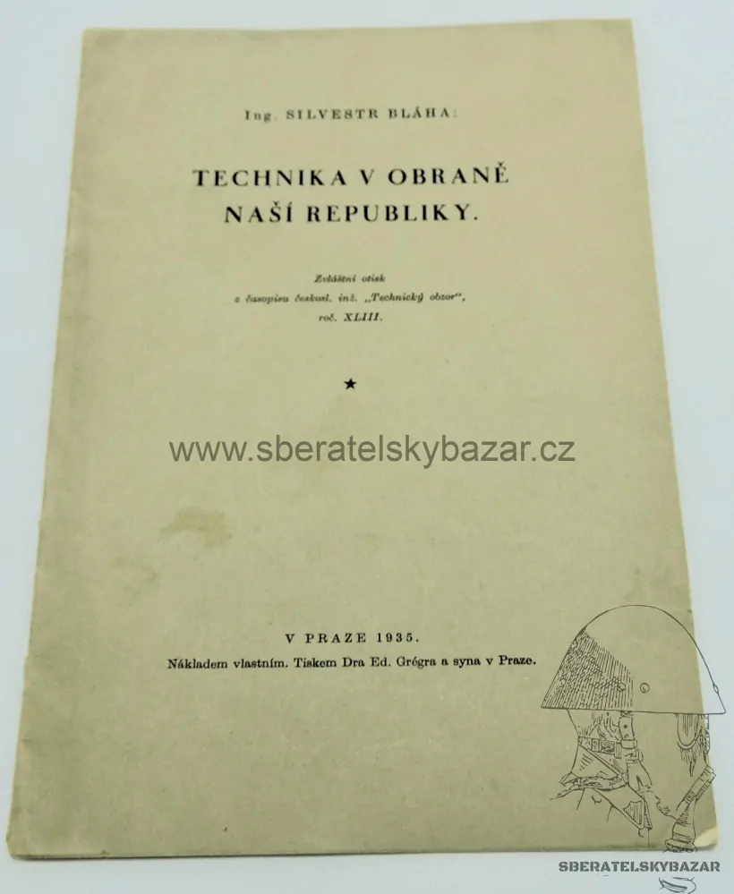 Originál Technika v obraně naší republiky 1935 