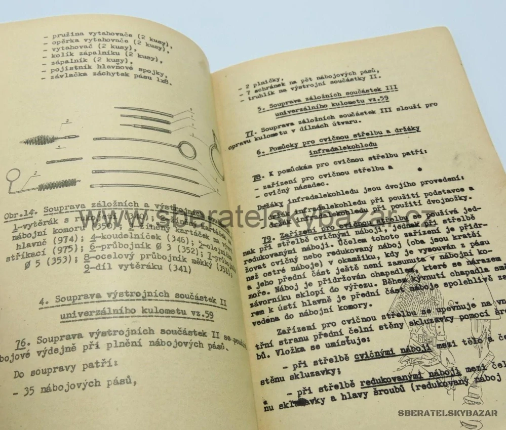 Originá Předpis univerzalní kulomet vz.59 