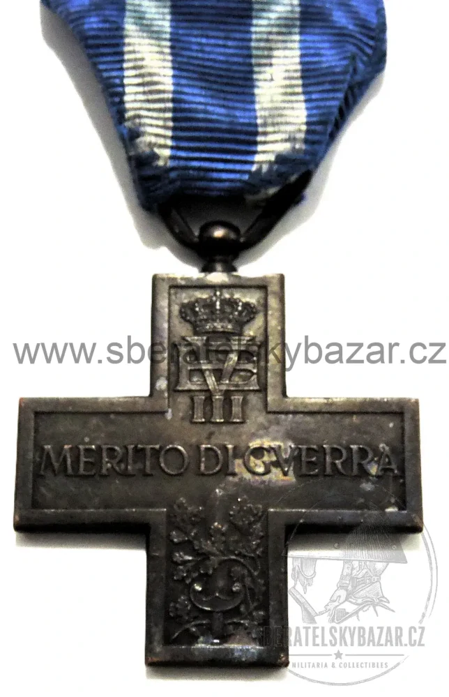 Itálie WWI – Croce al Merito di Guerra – Válečný záslužný kříž Vittori 