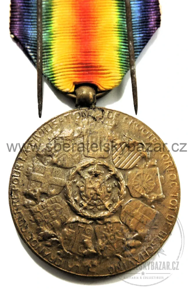 Belgie – Vítězná medaile 1914–1918 – Interallied Victory Medal – WWI