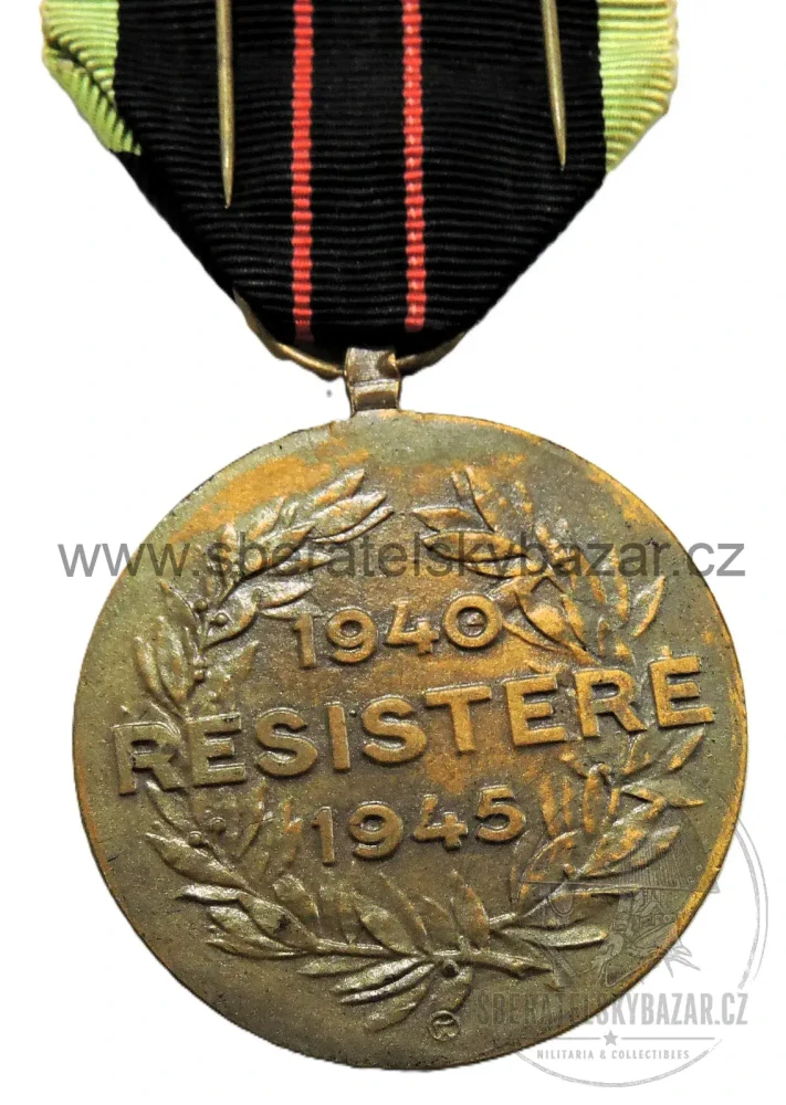Belgie – Medaile odboje 1940–1945 – Médaille de la Résistance