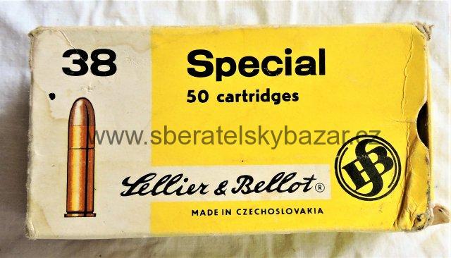 Krabička od nábojů 38 special Czechoslovakia