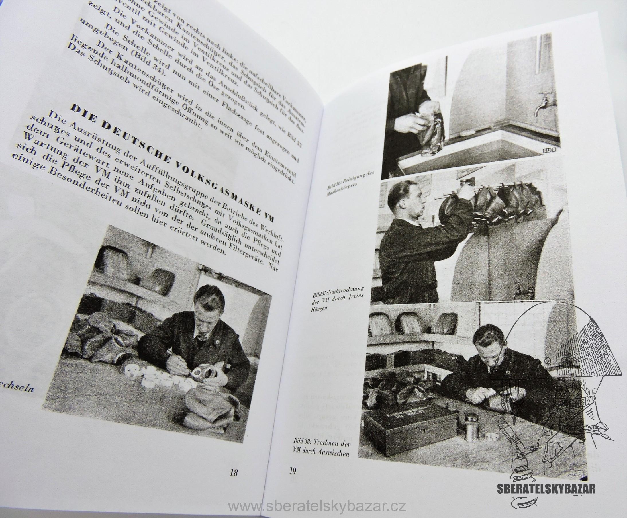 Auer katalog - Plynové masky WH  - Reprint (Replika)