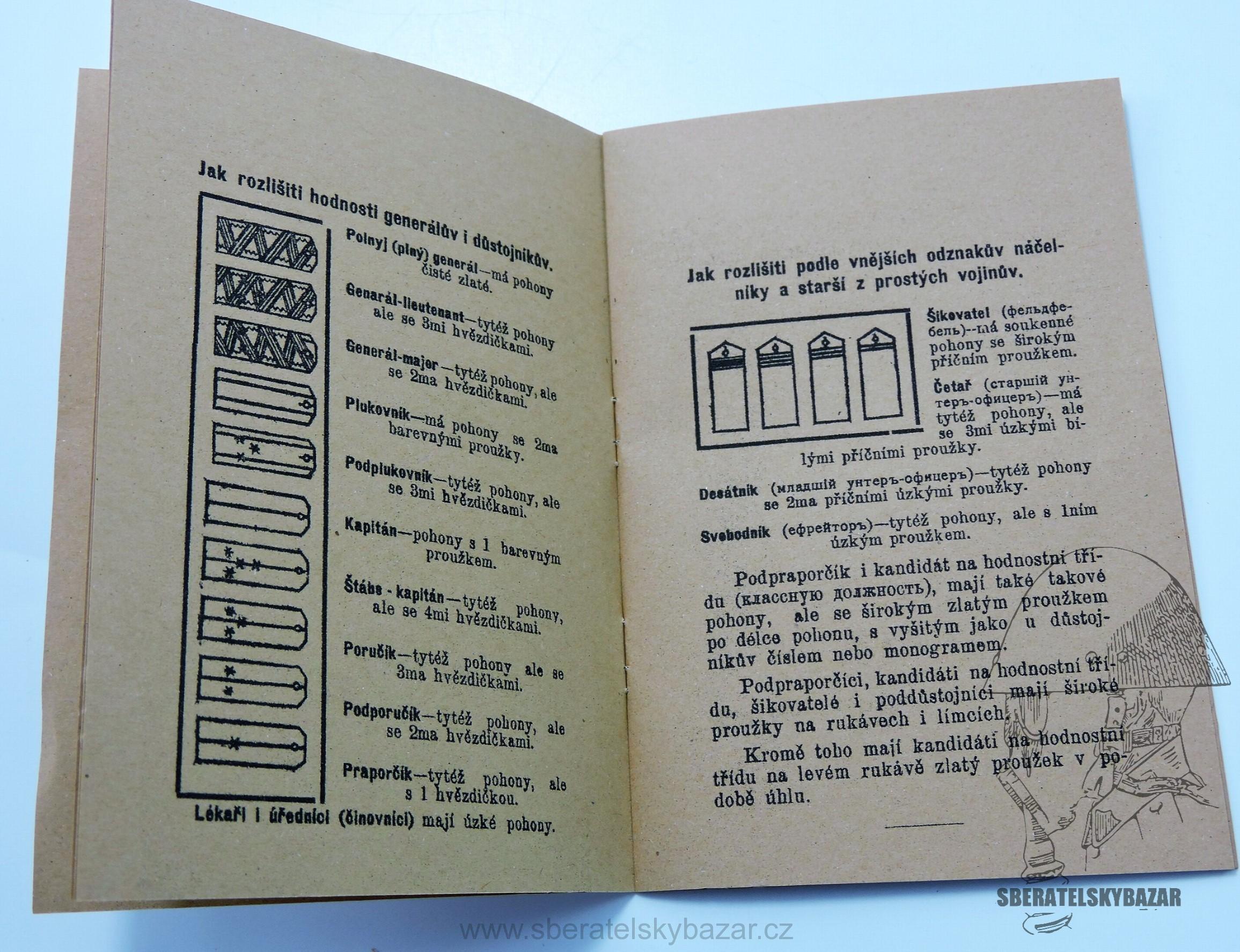 Rukovět českého vojáka 1916  - Reprint (Replika)