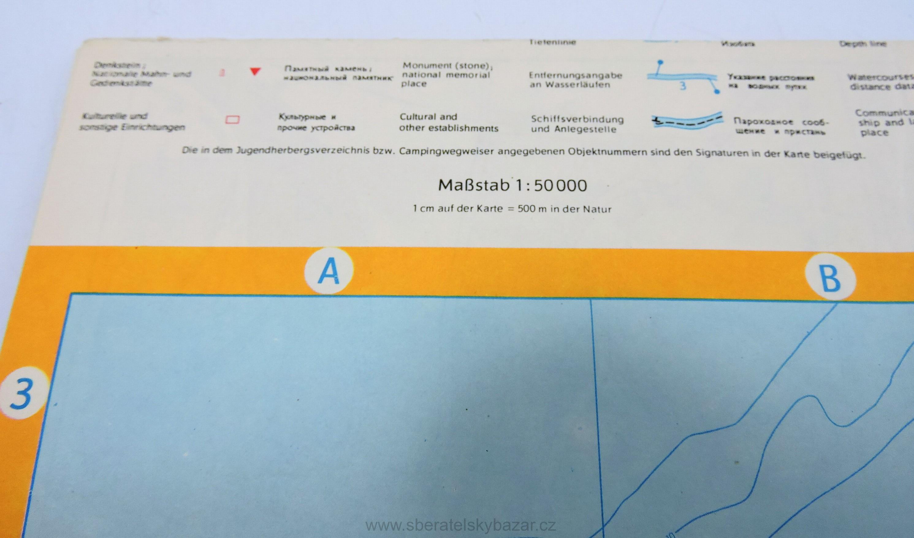 Mapa DARSS - FISCHLAND cca: 1970