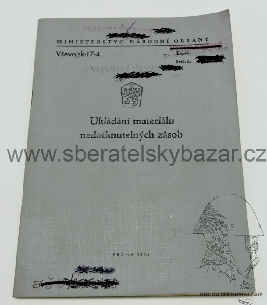 Originál Ukládání materiálu nedotknutelných zásob 