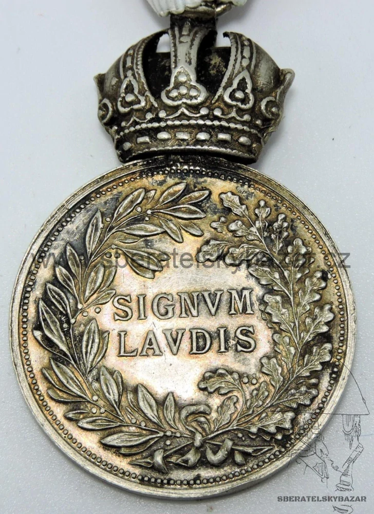 Signum laudis - Vojenská stříbrná záslužná medaile - Uherský typ 