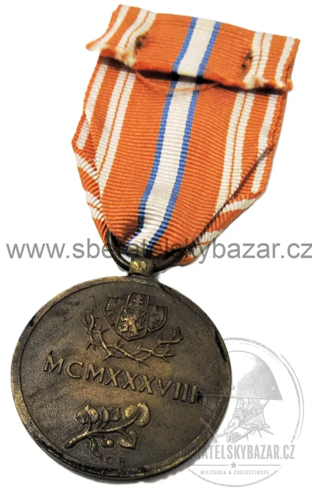 Pamětní odznak 1938 Čs. obce dobrovolců 1918–1919 s původním dekretem