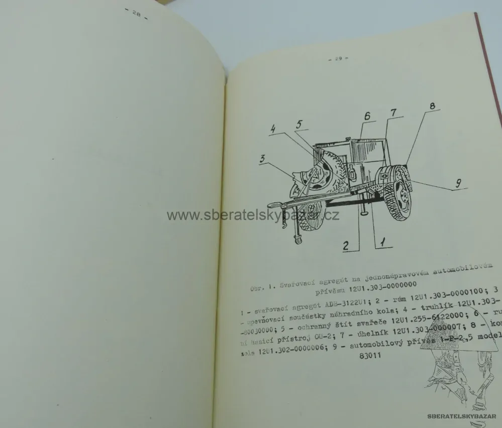 Předpis Pojízdná dělostřelecká dílna RM-1-70E RM-2-70E Agegát
