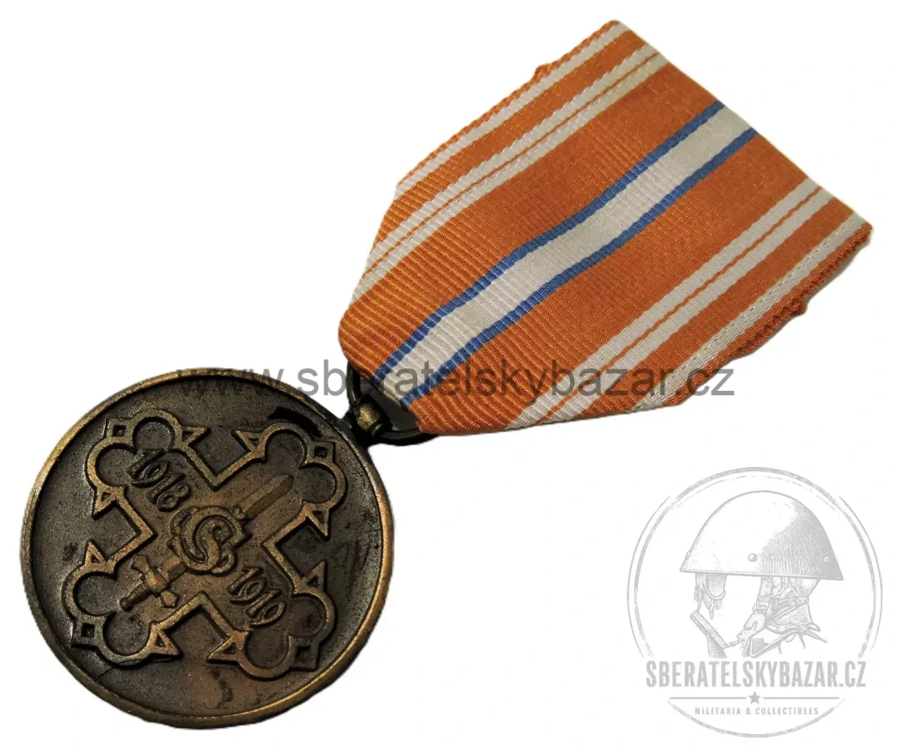 Pamětní odznak 1938 Čs. obce dobrovolců 1918–1919 s původním dekretem