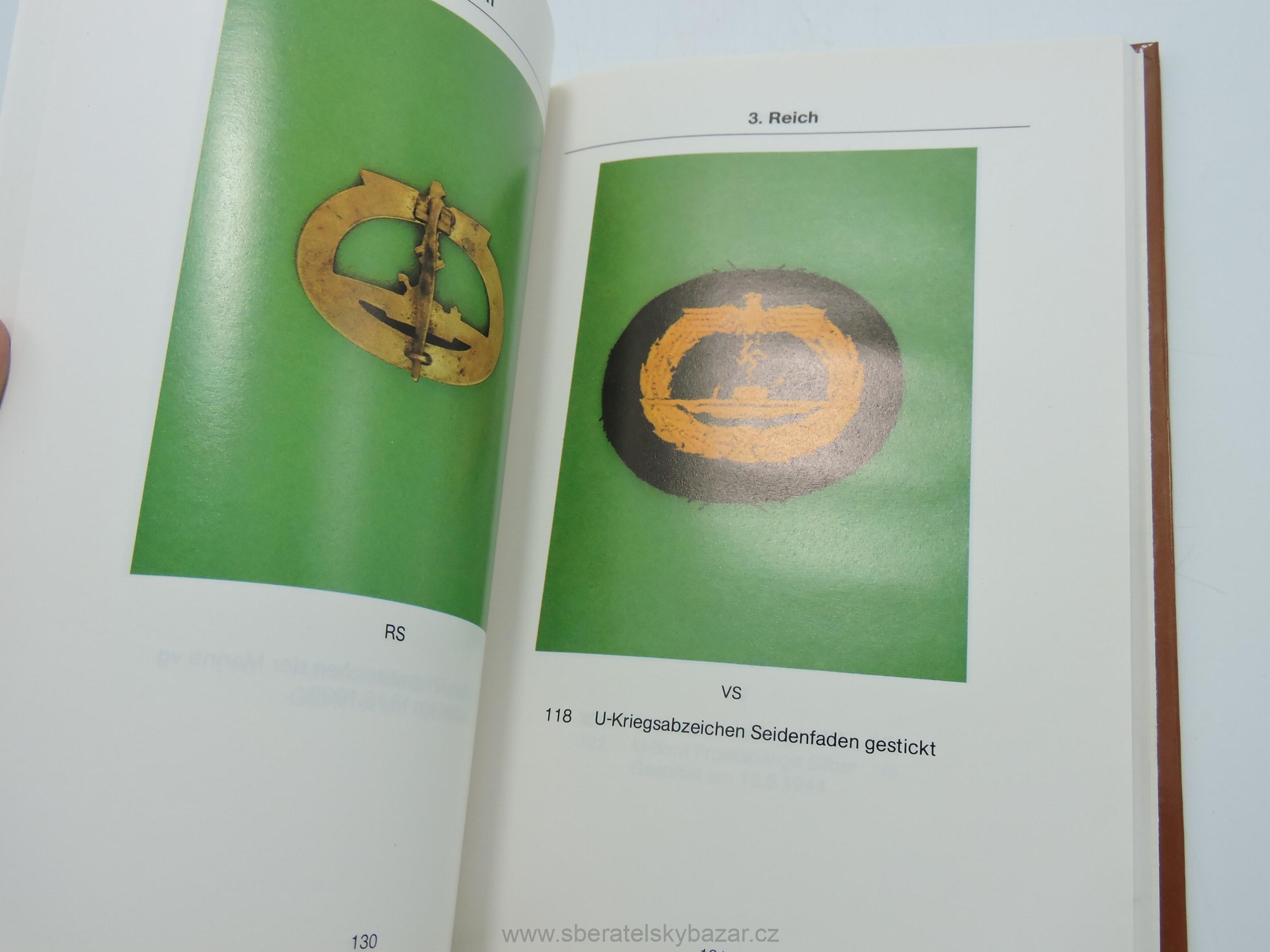 Die Orden und Ehrenzeichen des Dritten Reiches. Hier Band 4: Die Kampfabzeichen der Luftwaffe, des Heeres und der Kriegsmarine.